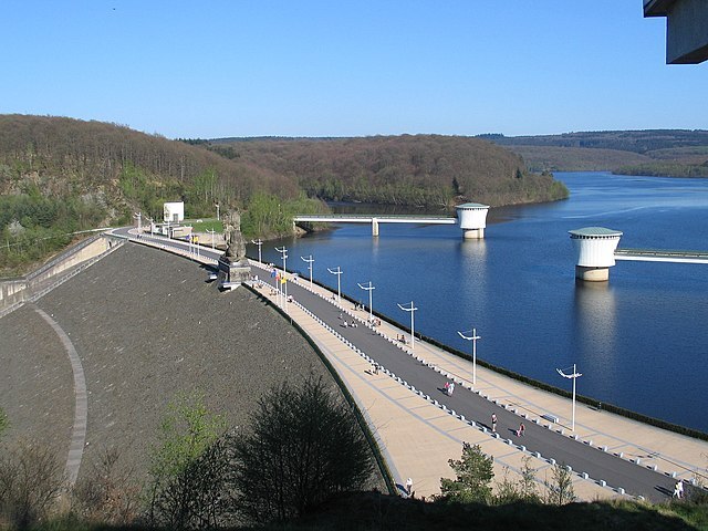 Dam of La Gileppe in Belgium